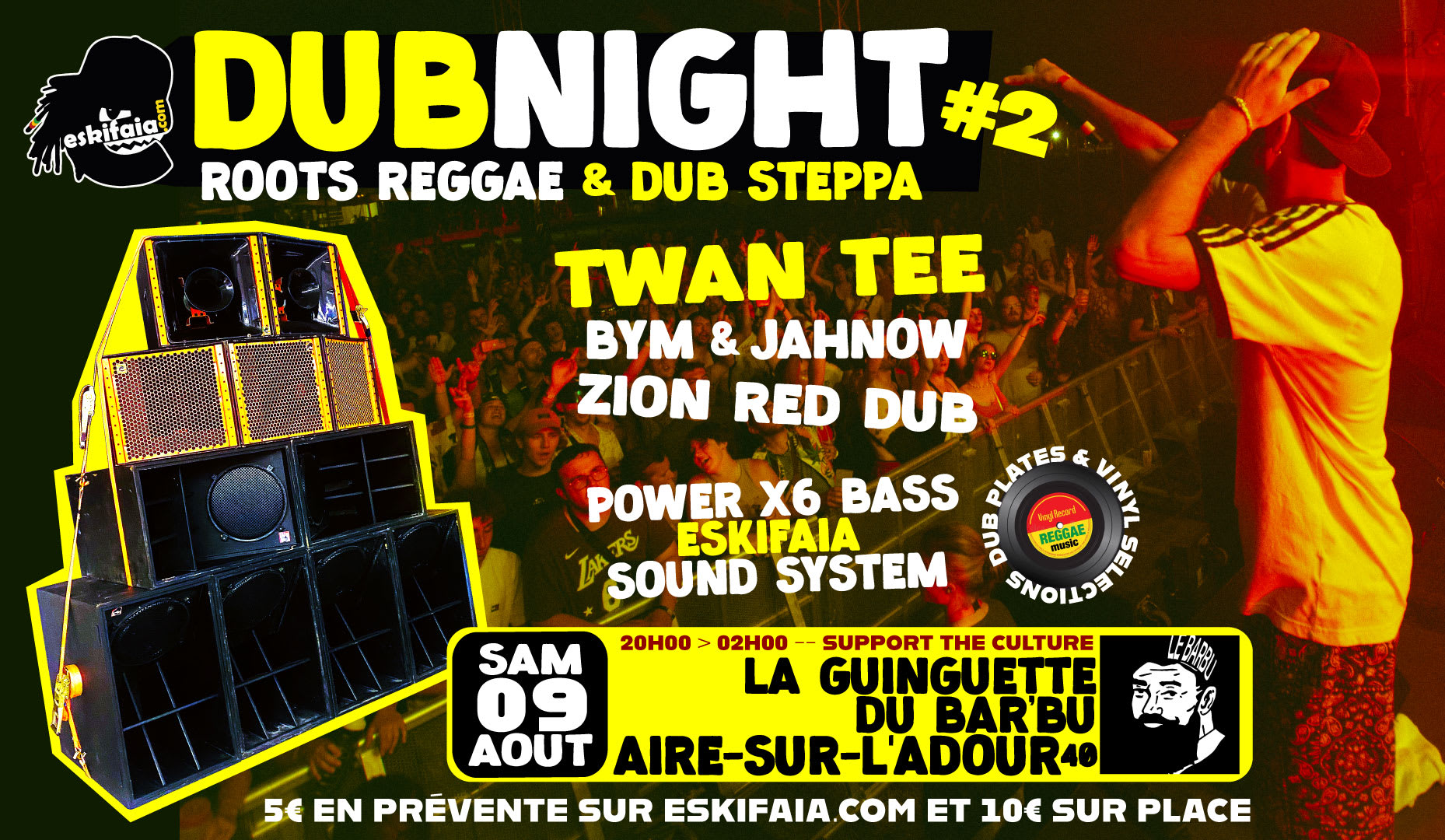 Dub Night 2 - Twan Tee + Eskifaia + Zion Red Dub