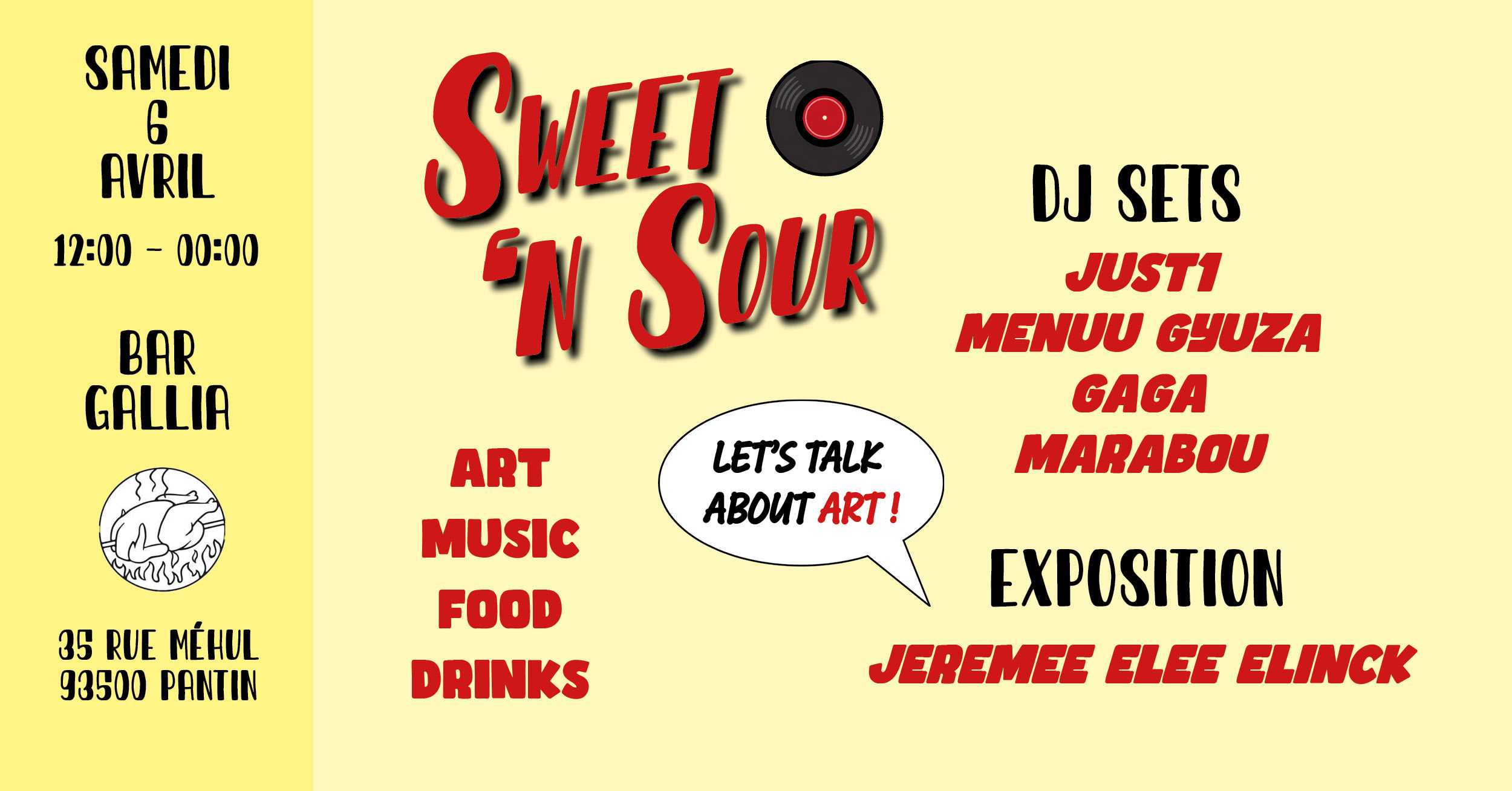 Sweet'n'sour X Bar Gallia