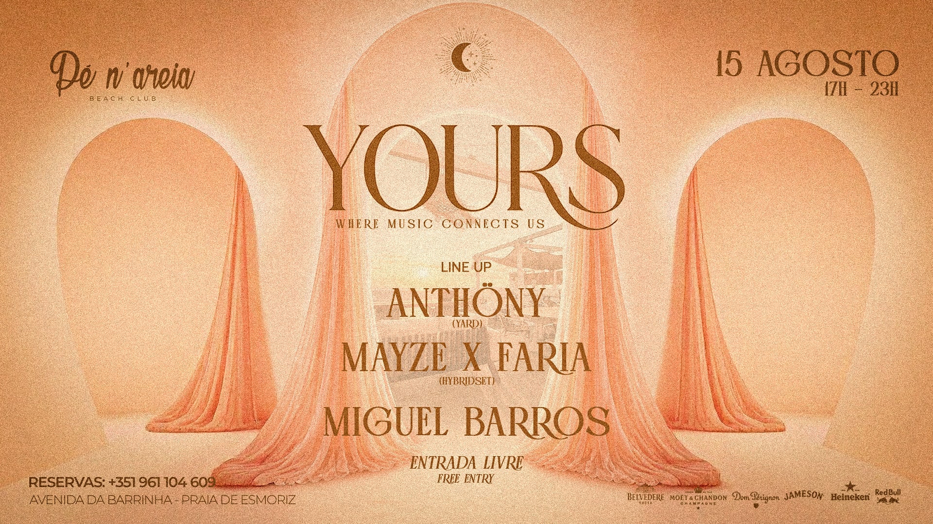 Yours · Pé N' Areia