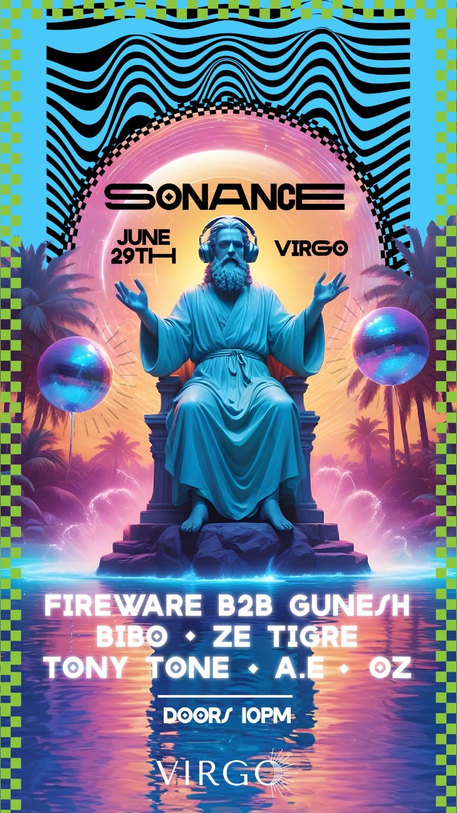 Sonance At Virgo June 29th