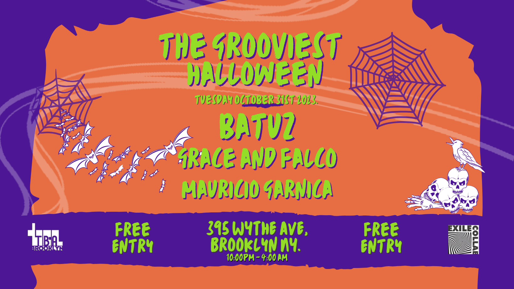 Grooviest Halloween: Batuz, Grace & Falco, Mauricio Garnica