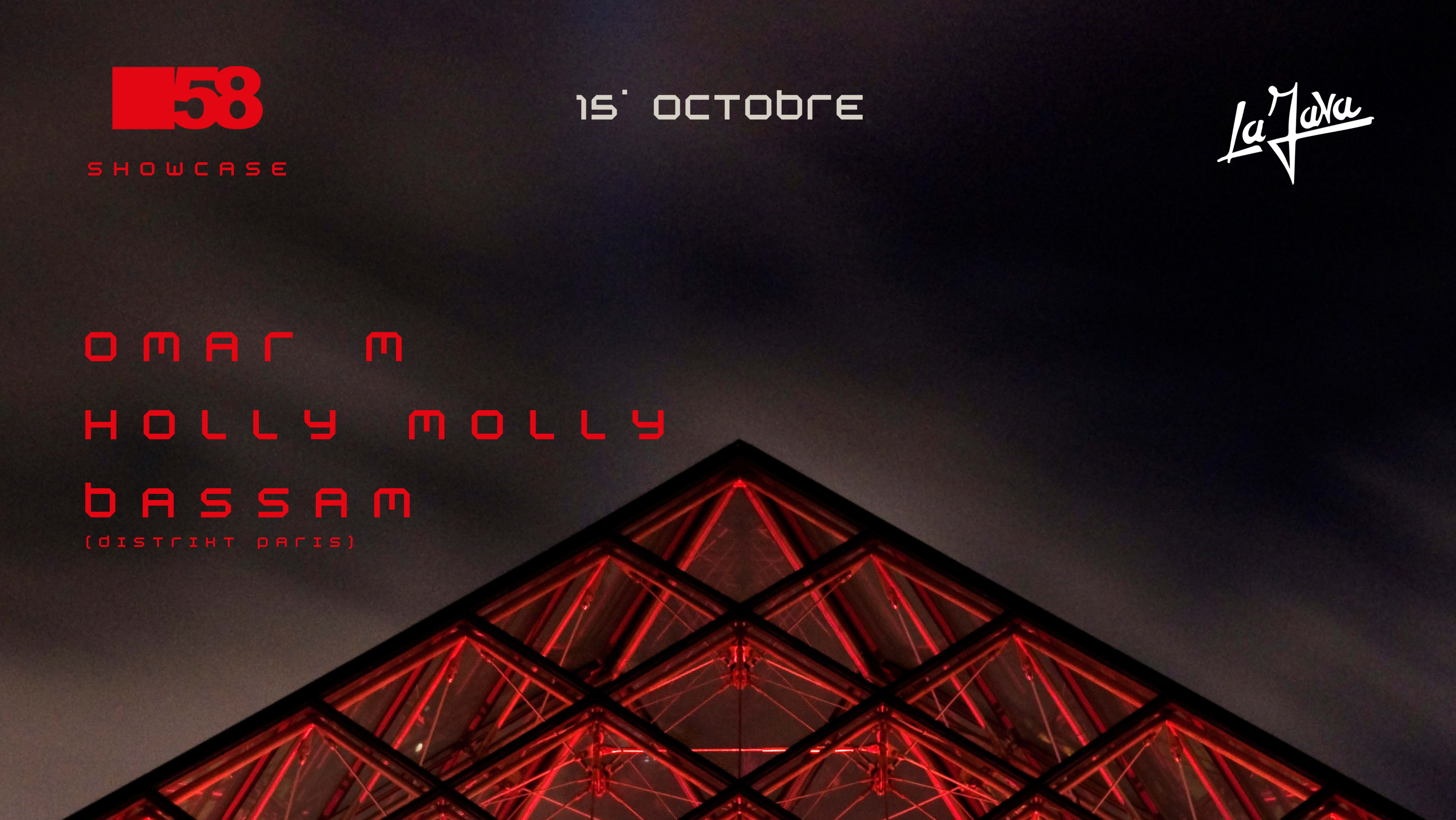 Red58 Showcase W/ Omar M / Holly Molly / Bassam (Distrikt Paris)