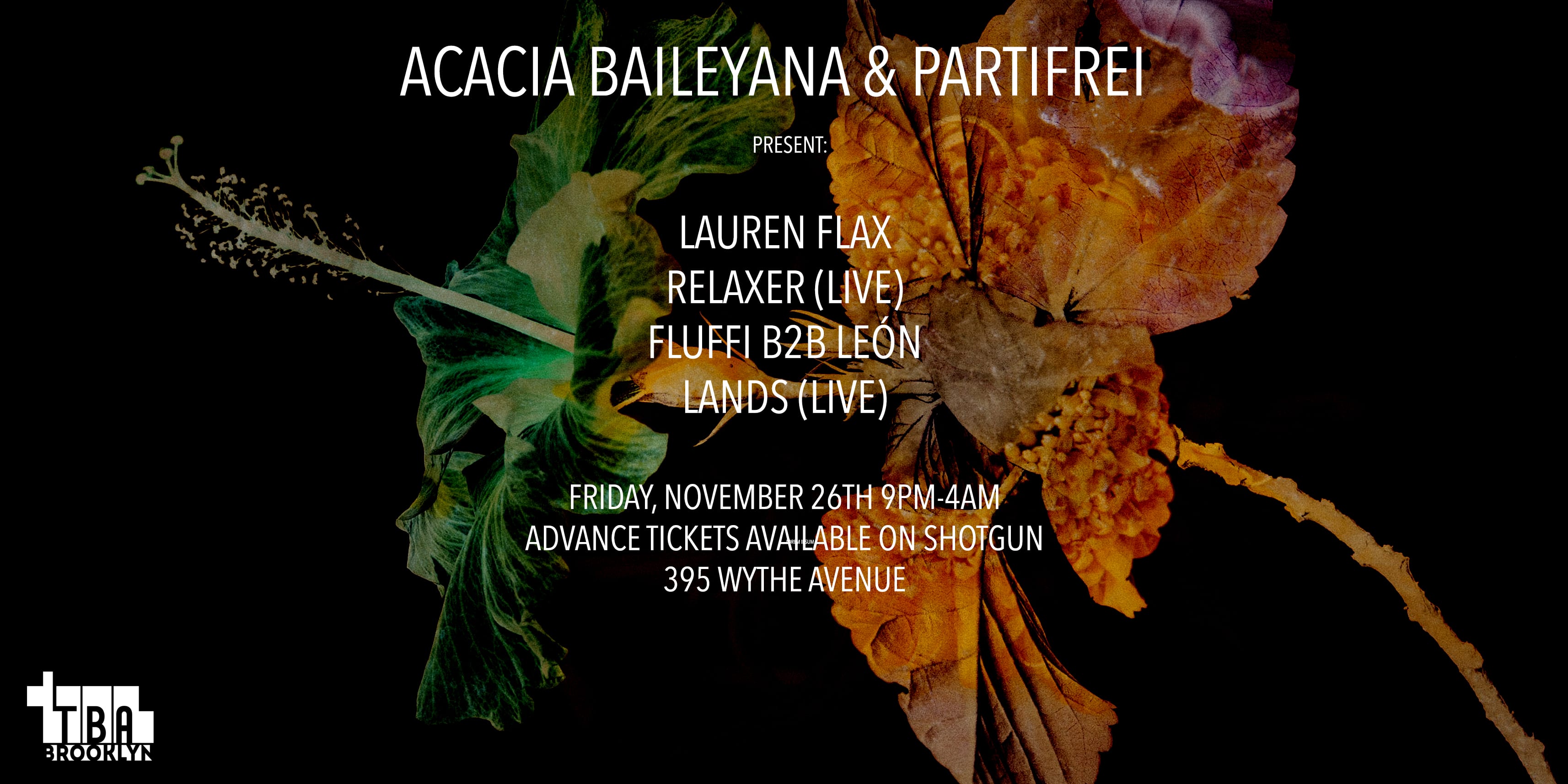 Acacia Baileyana & Partifrei With Lauren Flax