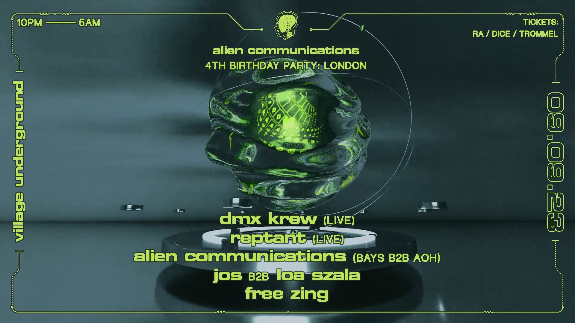 Ac 4th Birthday: Dmx Krew Live, Reptant Live & More