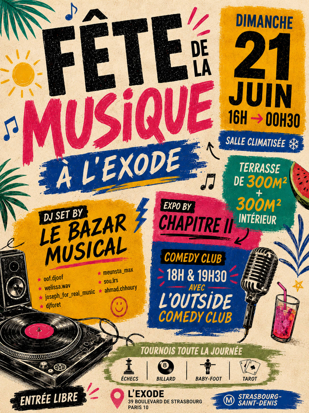 L'exode X Fête De La Musique 2026