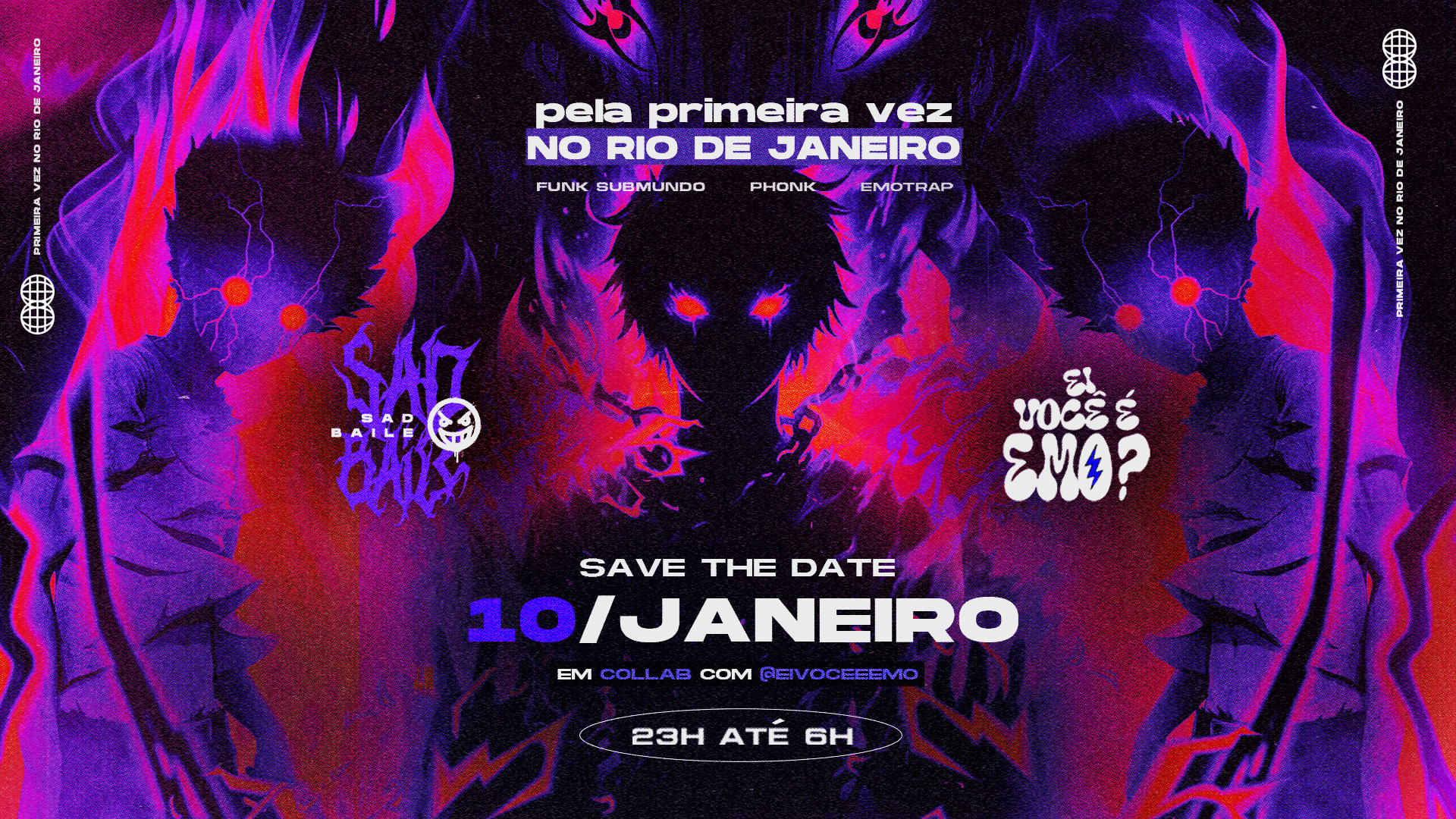 Sad Baile & Ei Voce E Emo Rj - Primeira Edição