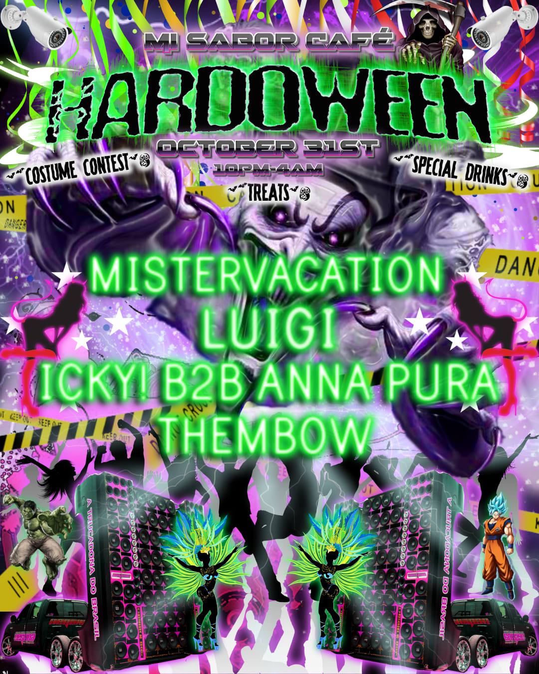 Hardoween: Mistervacation,Luigi, Icky! B2b Anna Pura Thembow