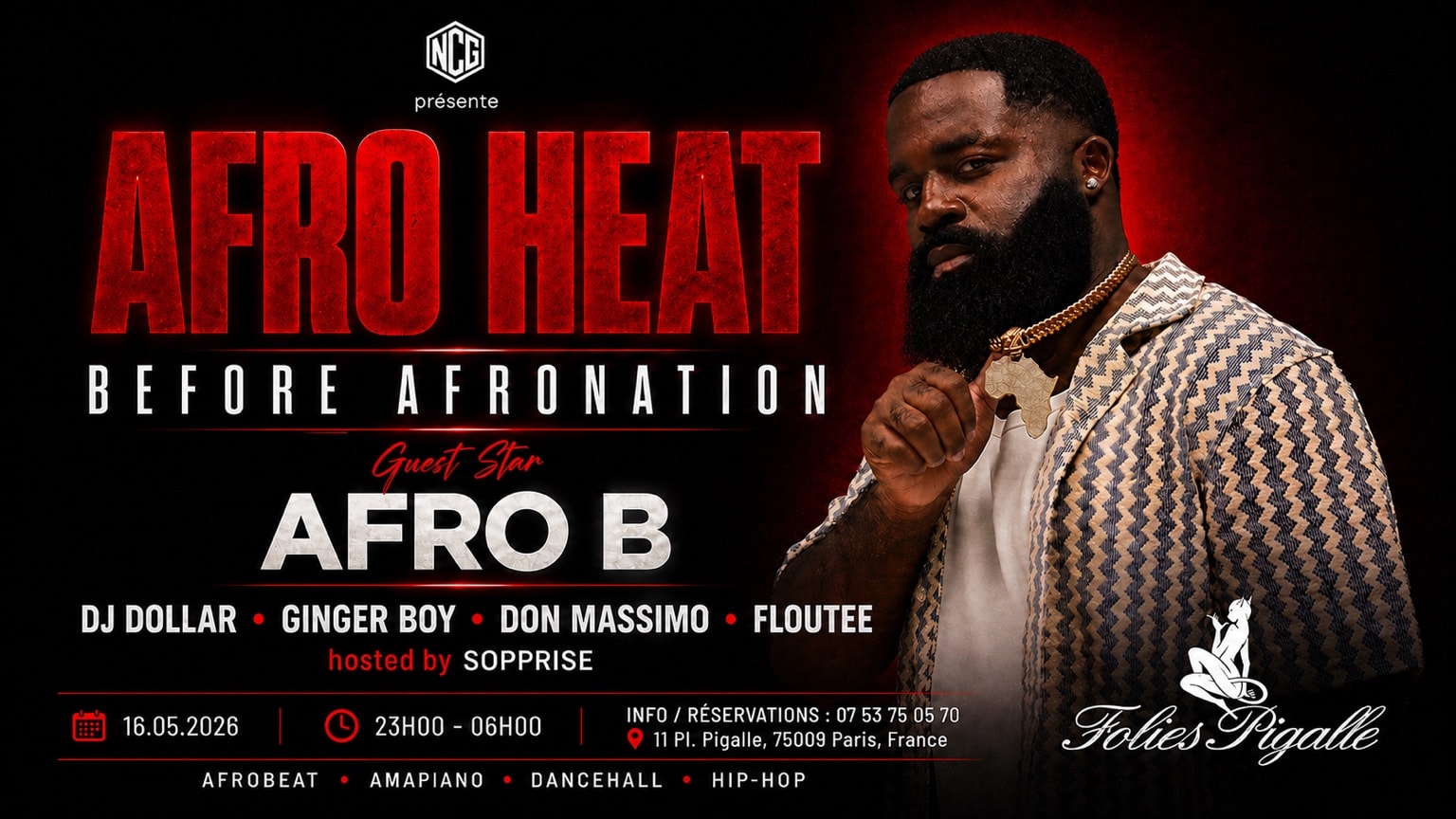 Afroheat — Before Afronation W/ Afro B + Guest Surprise