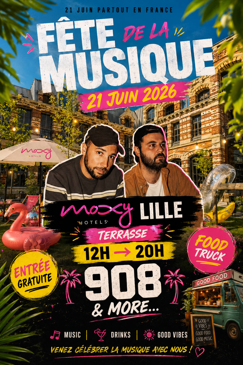 908 Open Air • Fête De La Musique • Moxy Lille