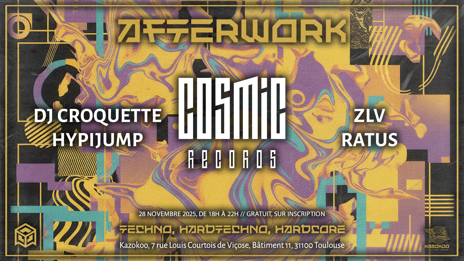 Afterwork : Cosmic Records X Kazokoo - Gratuit