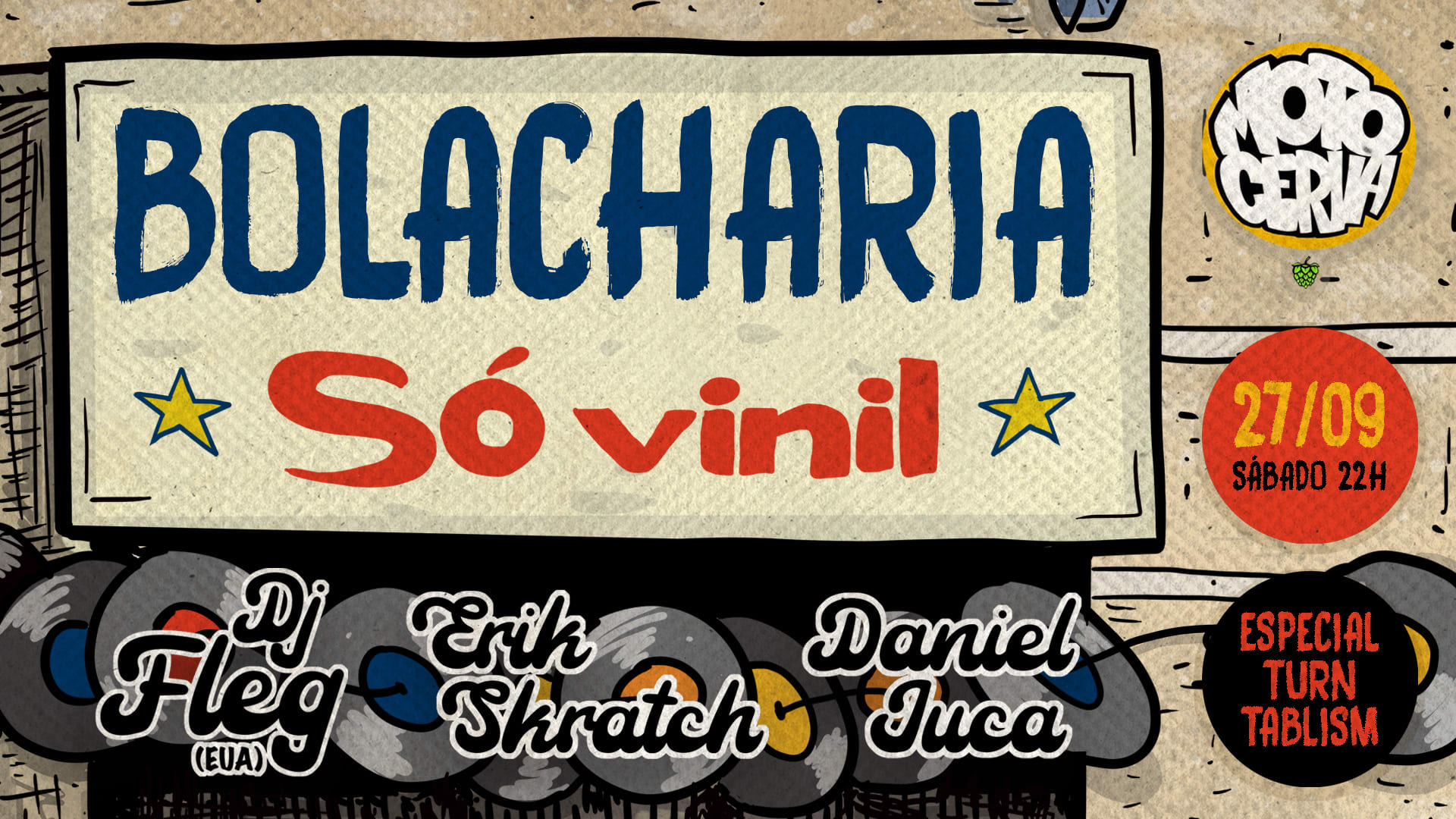 Bolacharia Extra! Dj Fleg (Eua) + Erik Skratch