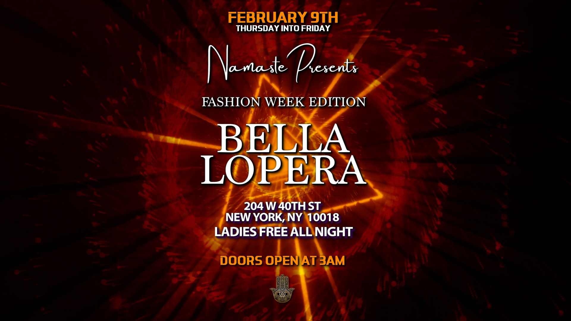Namaste Presents The Afterparty W/ Bella Lopera Fri 2.9.24