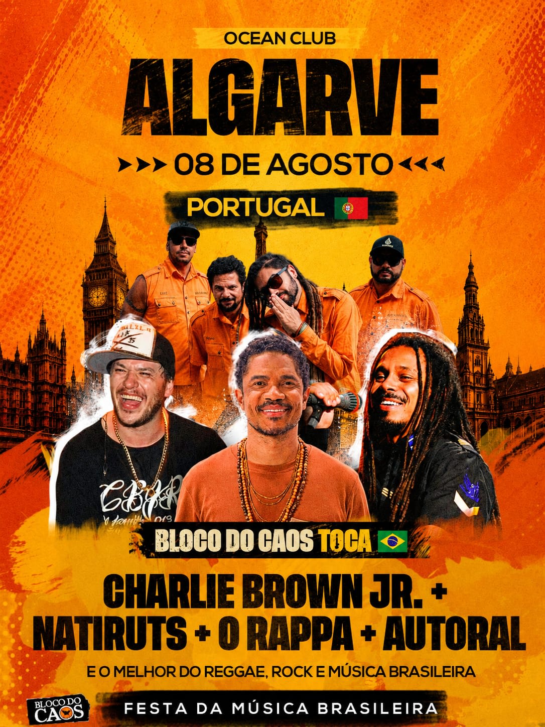 Festa De Musica Brasileira Com Bloco Do Caos - Oceans Club
