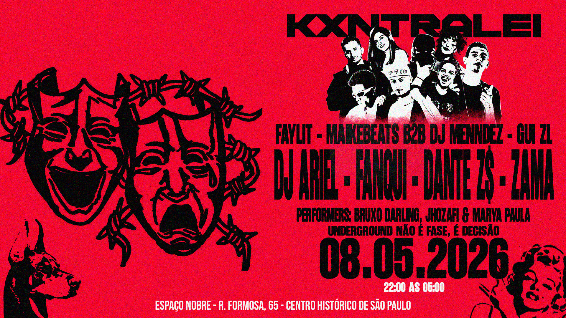 Kxntralei Baile - Funk & Eletronica Underground