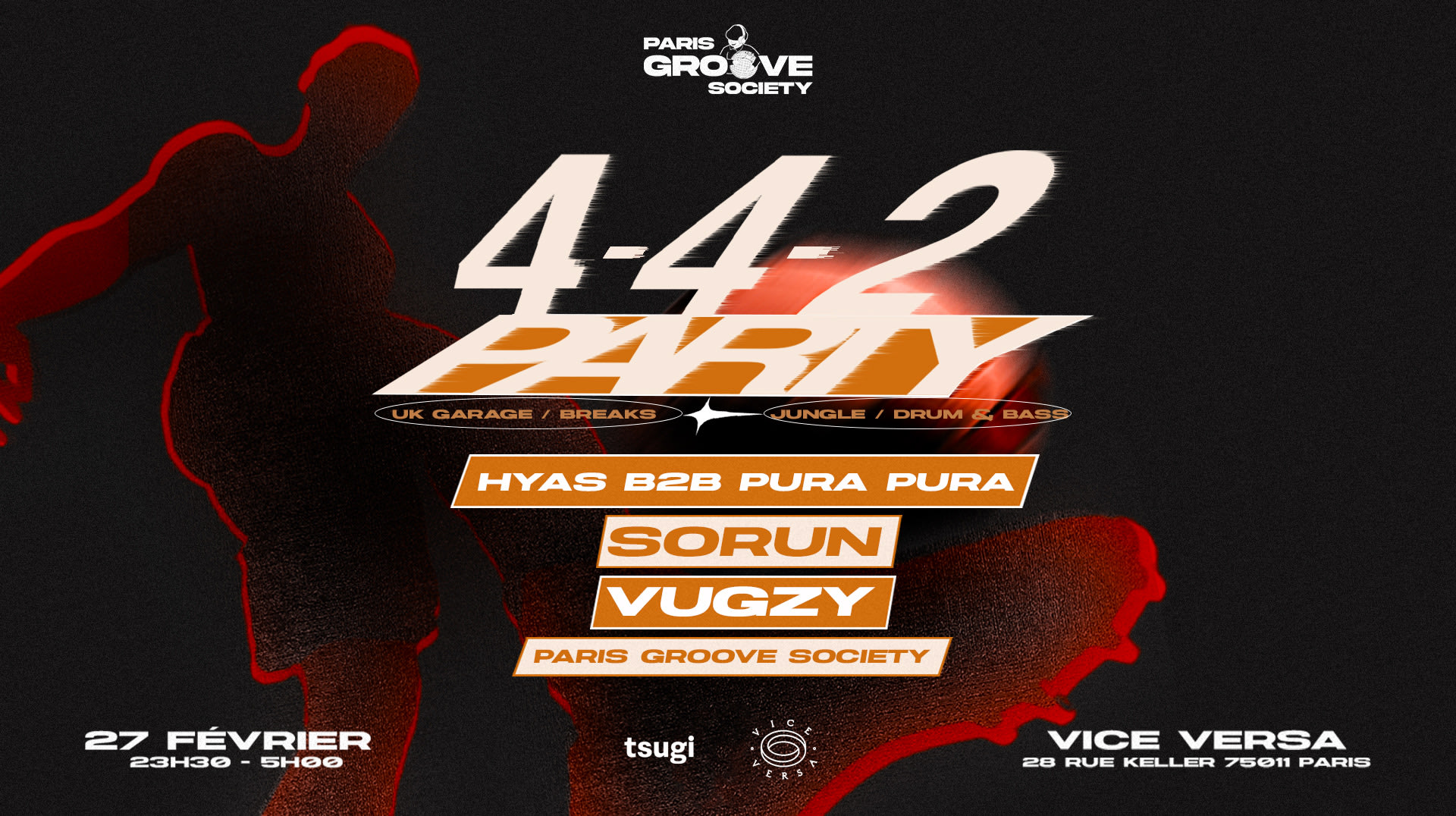 4-4-2 Party #3 – Au Vice Versa Paris