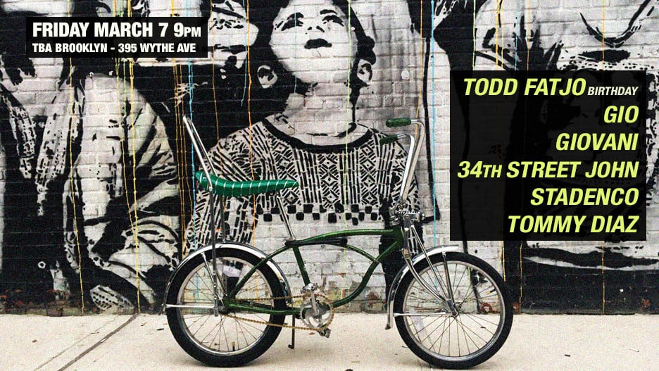 Tba Night: Todd Fatjo,Gio,Giovani,34th,Stadenco,Tommy Diaz