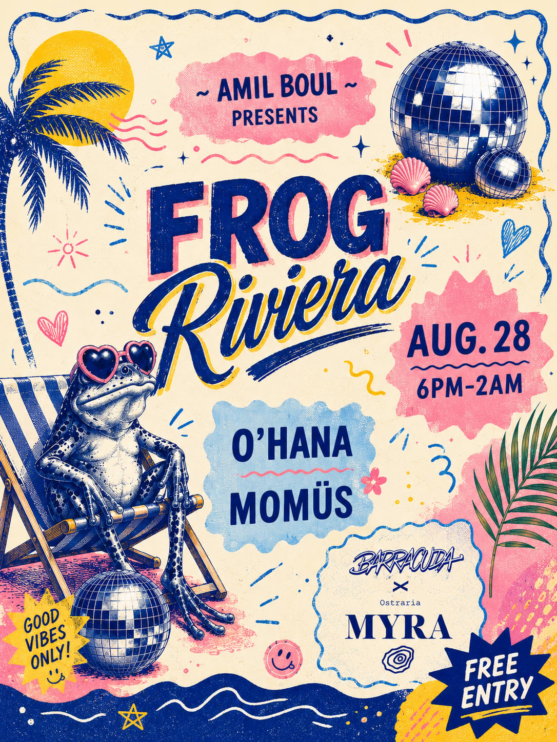 Frog Riviera Caparica - Sunset Party /W O'hana & Momüs