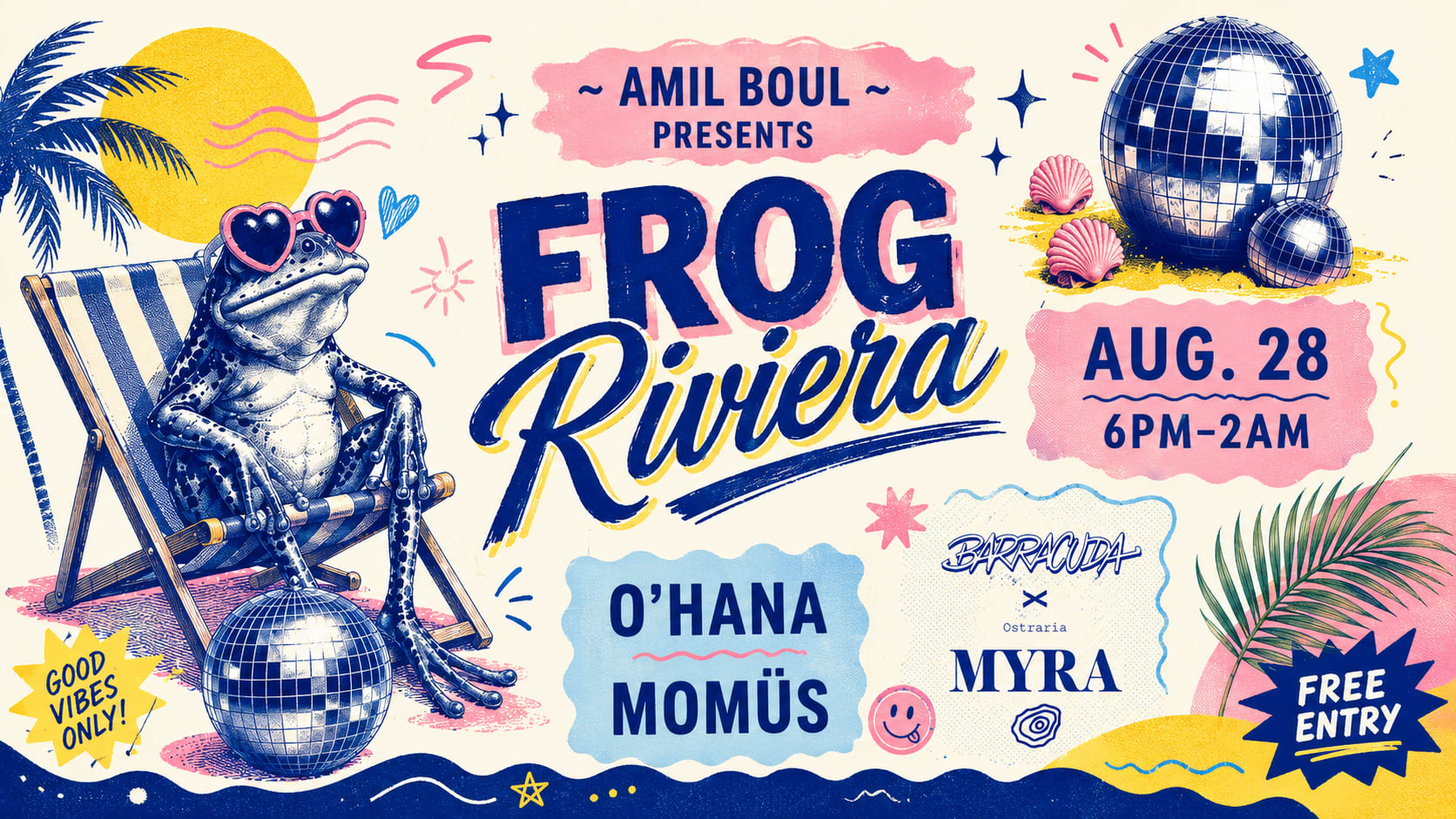 Frog Riviera Caparica - Sunset Party /W O'hana & Momüs