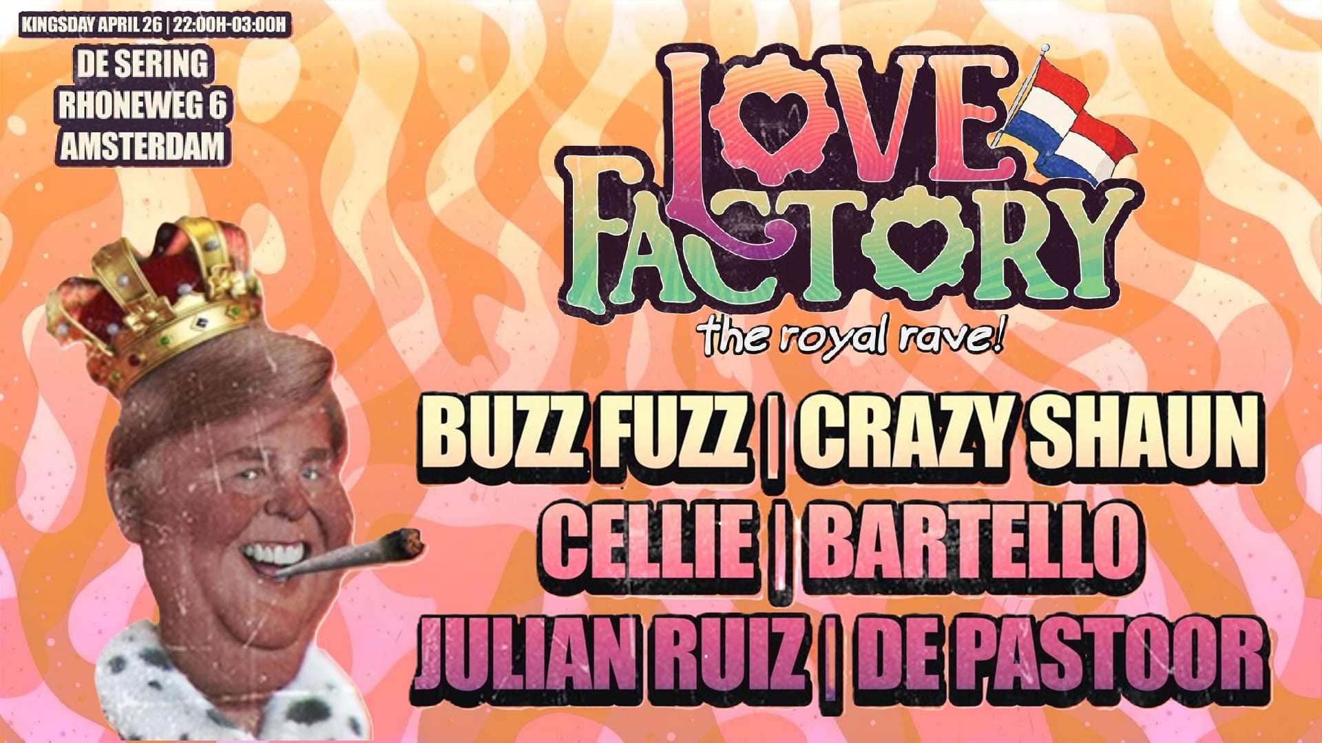 Love Factory - The Royal Rave (Kingsday After)