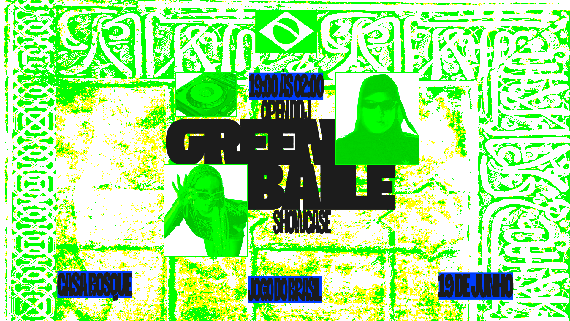 Green Baile Arena: Brasil X Haiti Na Casa Bosque