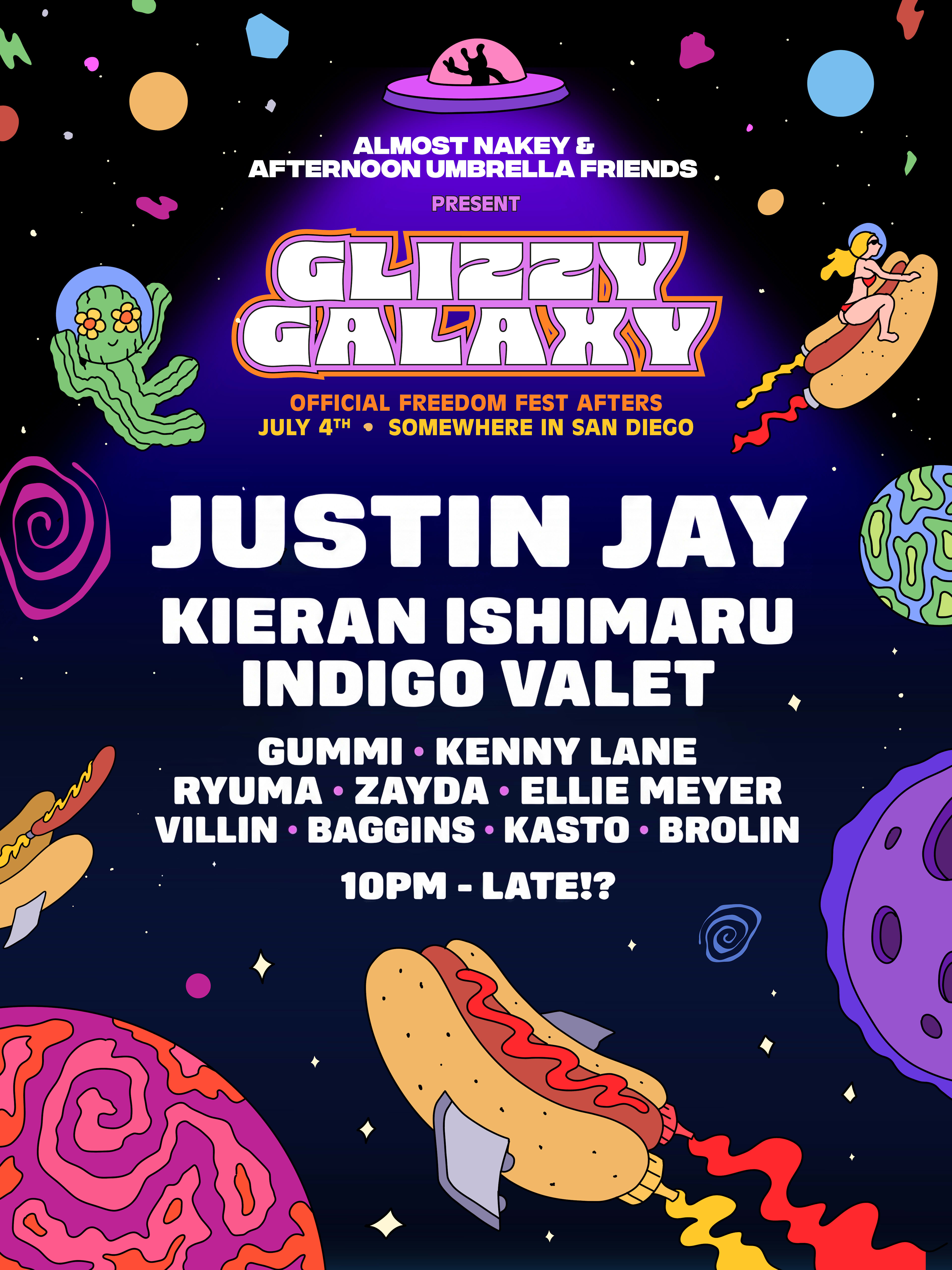 Glizzy Galaxy: Official Freedom Fest Afters