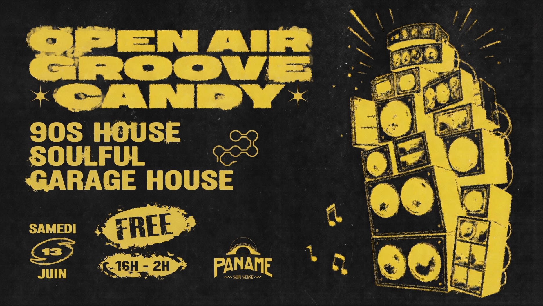 [Entrée Libre] Groove Candy Open Air Gratuit : 90s House