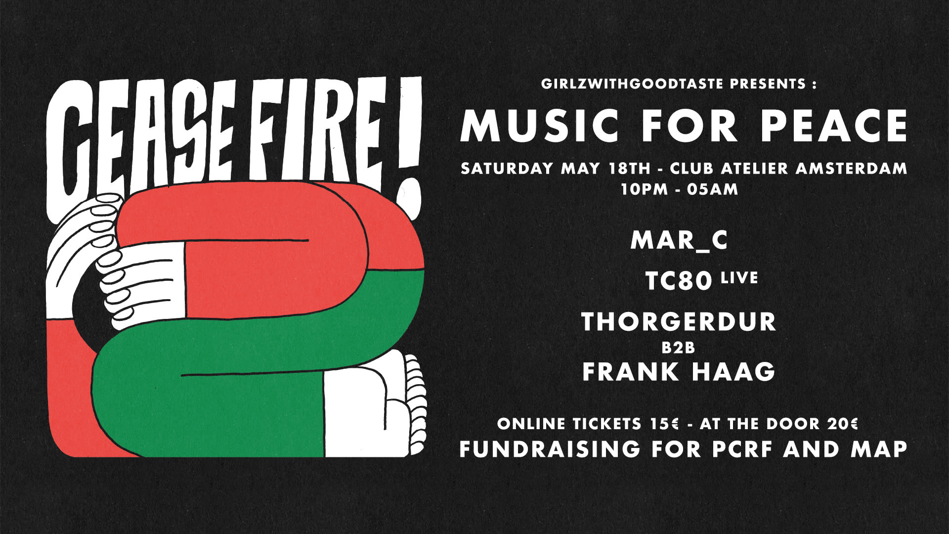 Ceasefire: Thorgerdur B2b Frank Haag, Tc80 Live, And Mar.C