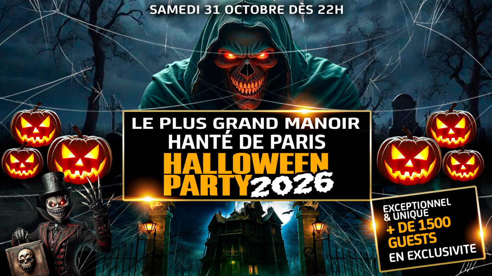 Bridge Le Plus Grand Manoir Hanté Halloween De Paris +2500m2