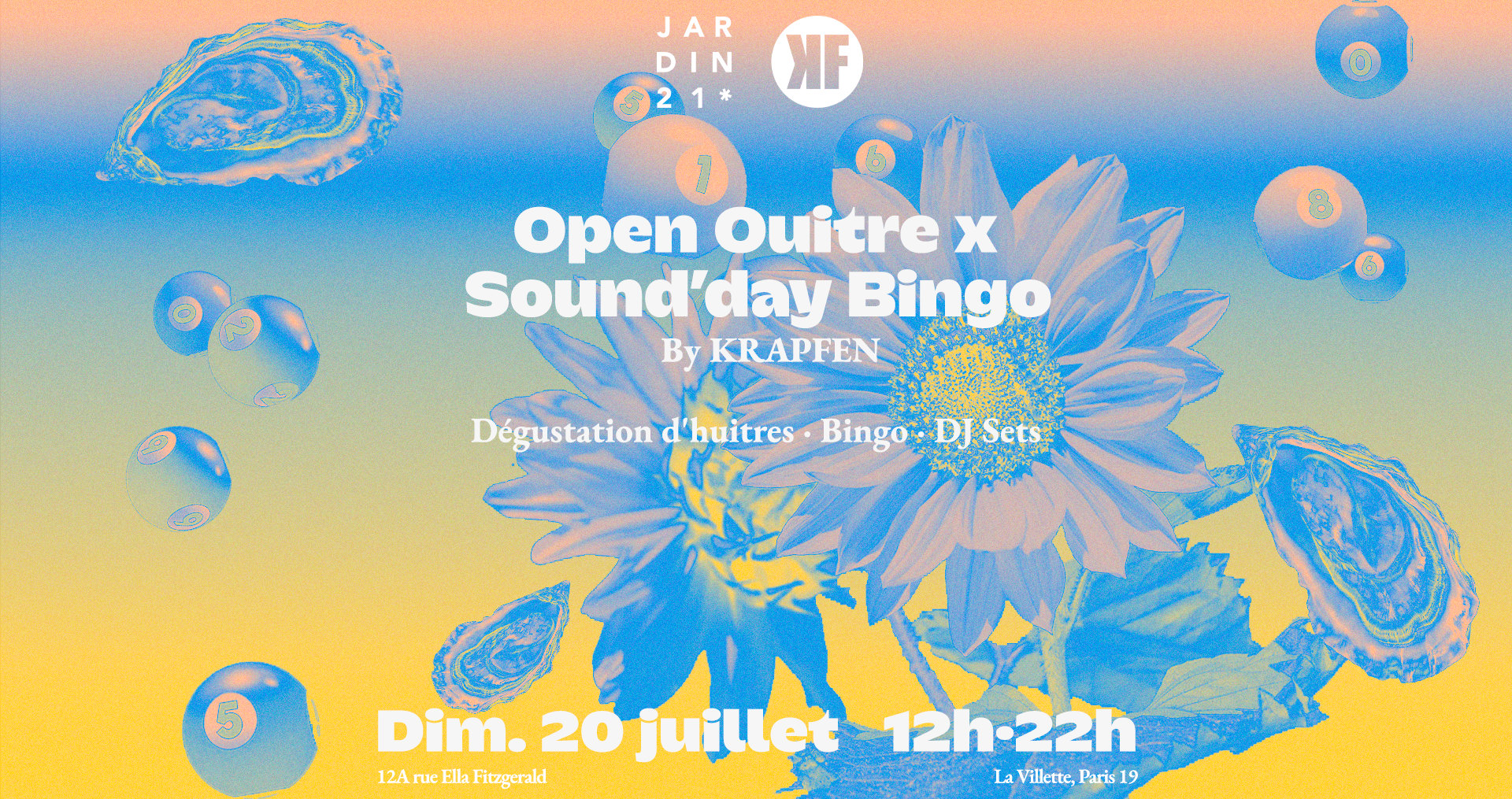Open Ouitre X Sound'day Bingo By Krapfen - Open Air