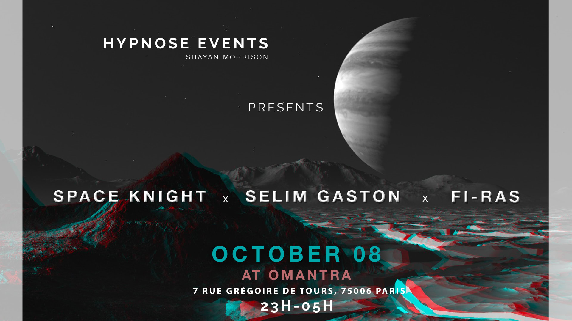 Hypnose Events Invites❌Selim Gaston❌Space Knghit❌Fi-Ras❌