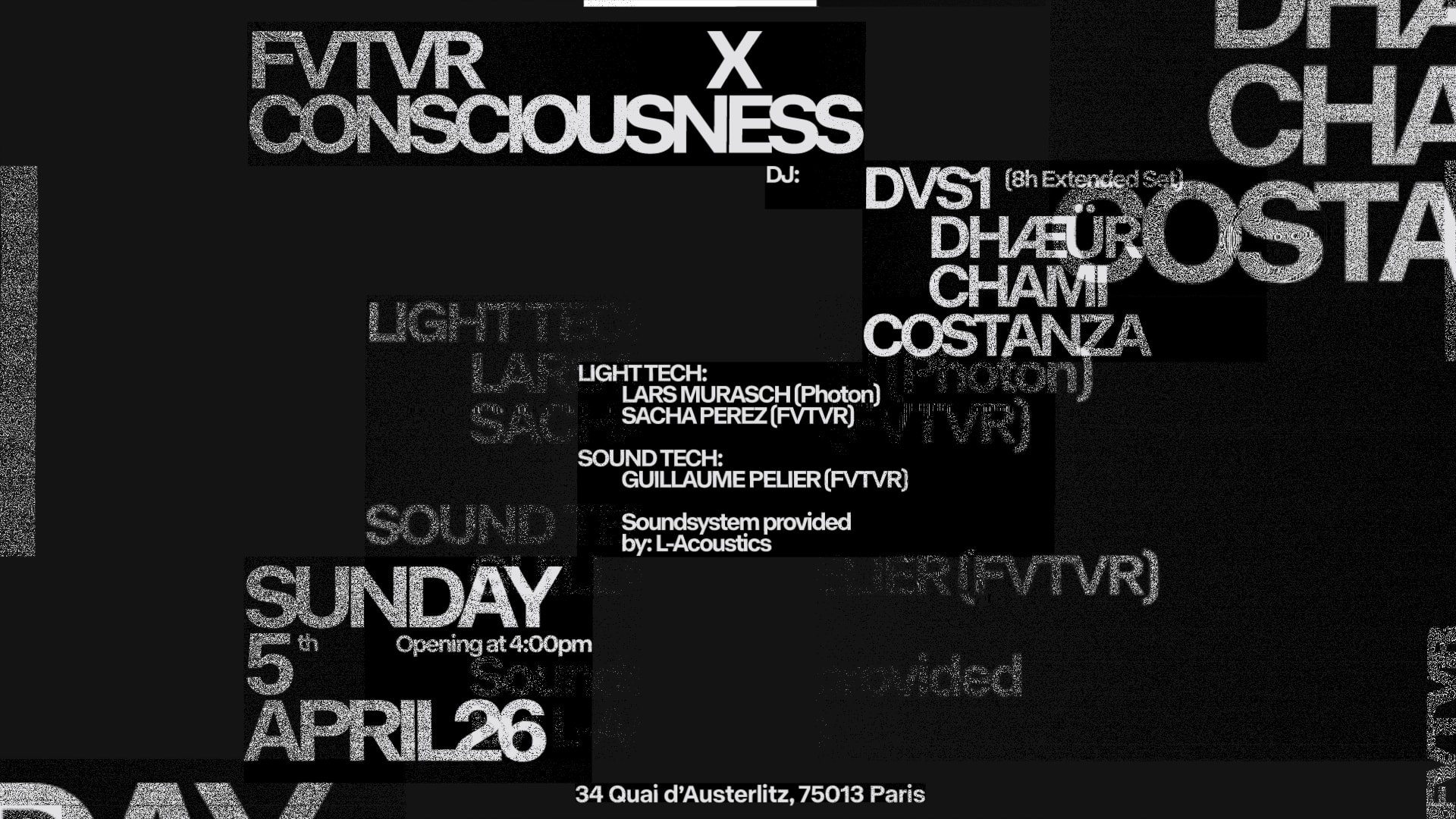 Consciousness: Chami, Costanza, Dhæür, Setaoc Mass