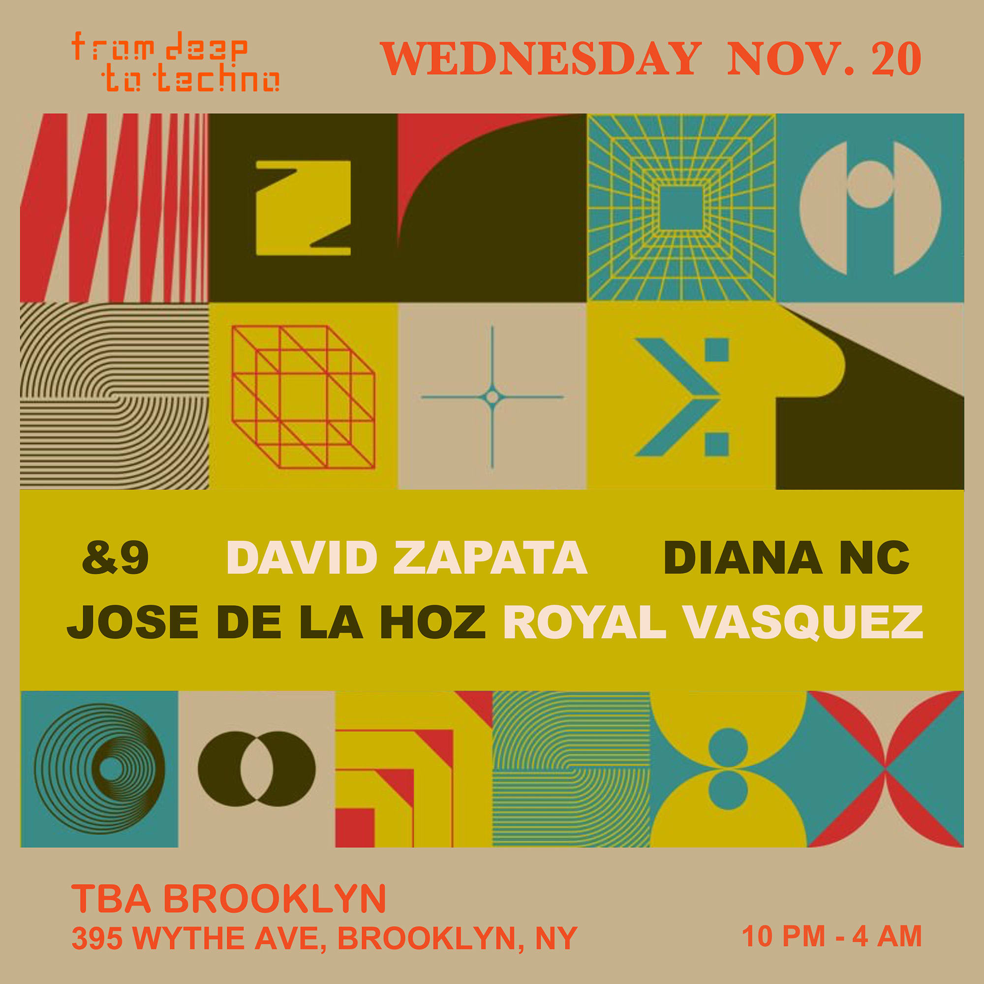 Fddt: Jose Delahoz, &9, Royal Vasquez, Diananc, David Zapata