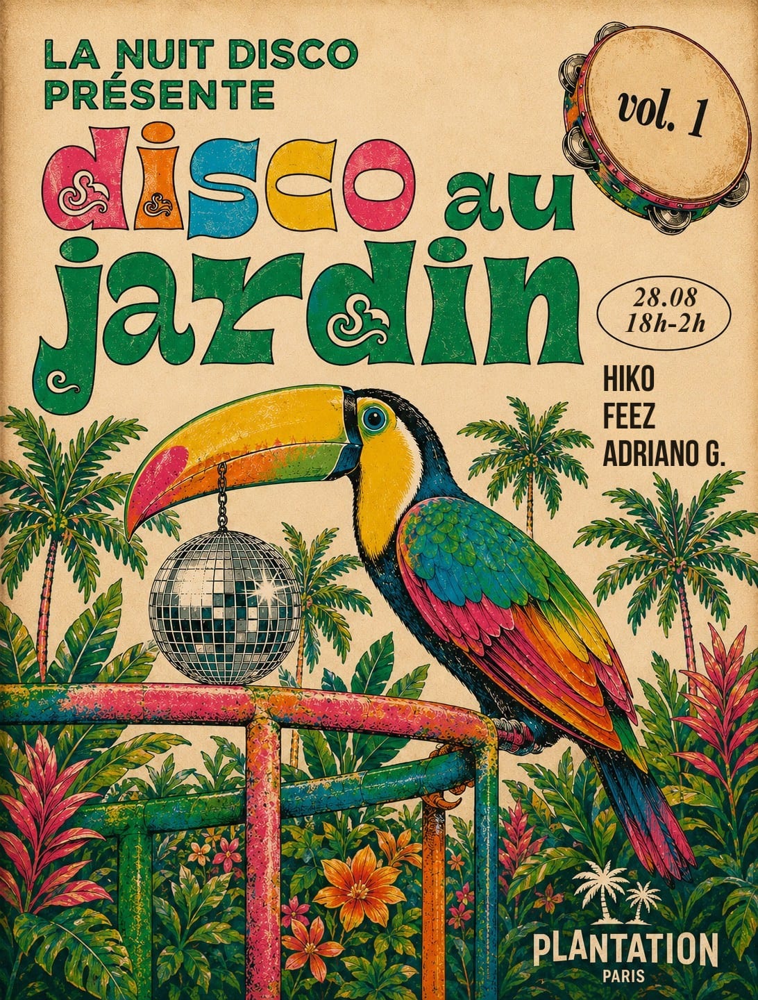 La Nuit Disco - Disco Au Jardin
