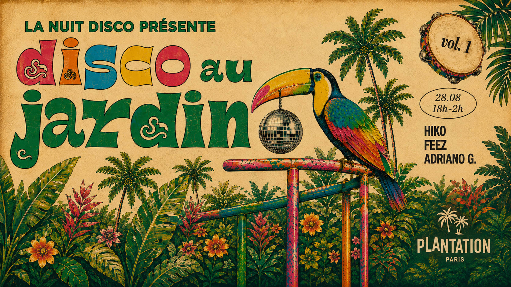 La Nuit Disco - Disco Au Jardin
