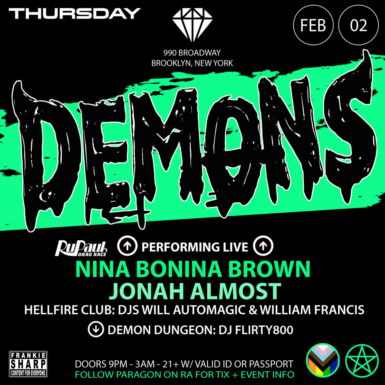 Frankie Sharp's Demons: Will Automatic + William Francis
