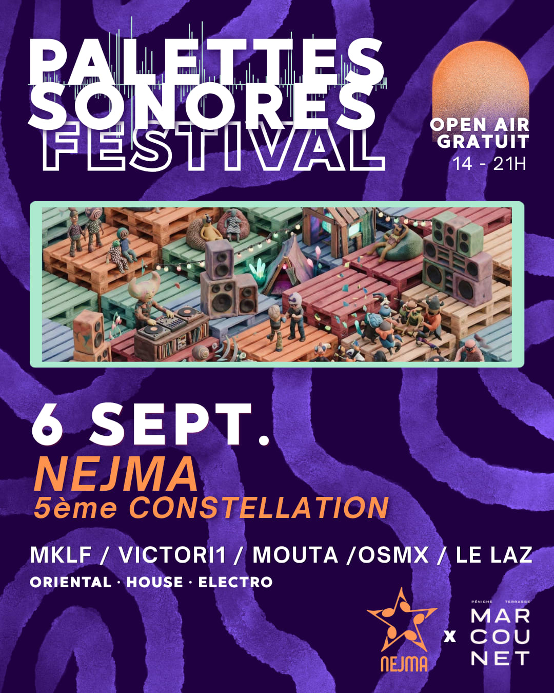Palettes Sonores Festival : Nejma - 5ème Constellation