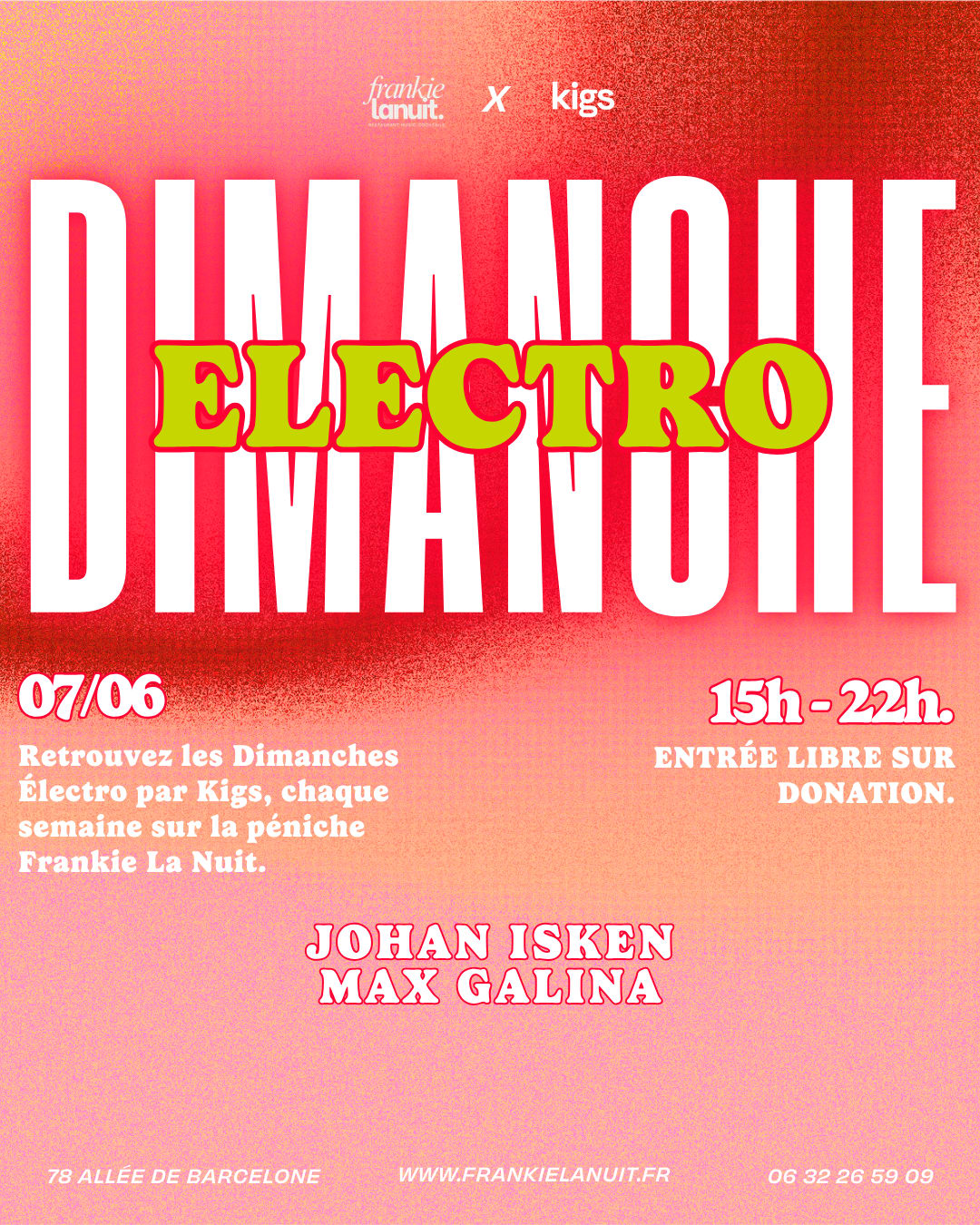 Dimanche Electro Kigs #13 - Max Galina, Johan Isken