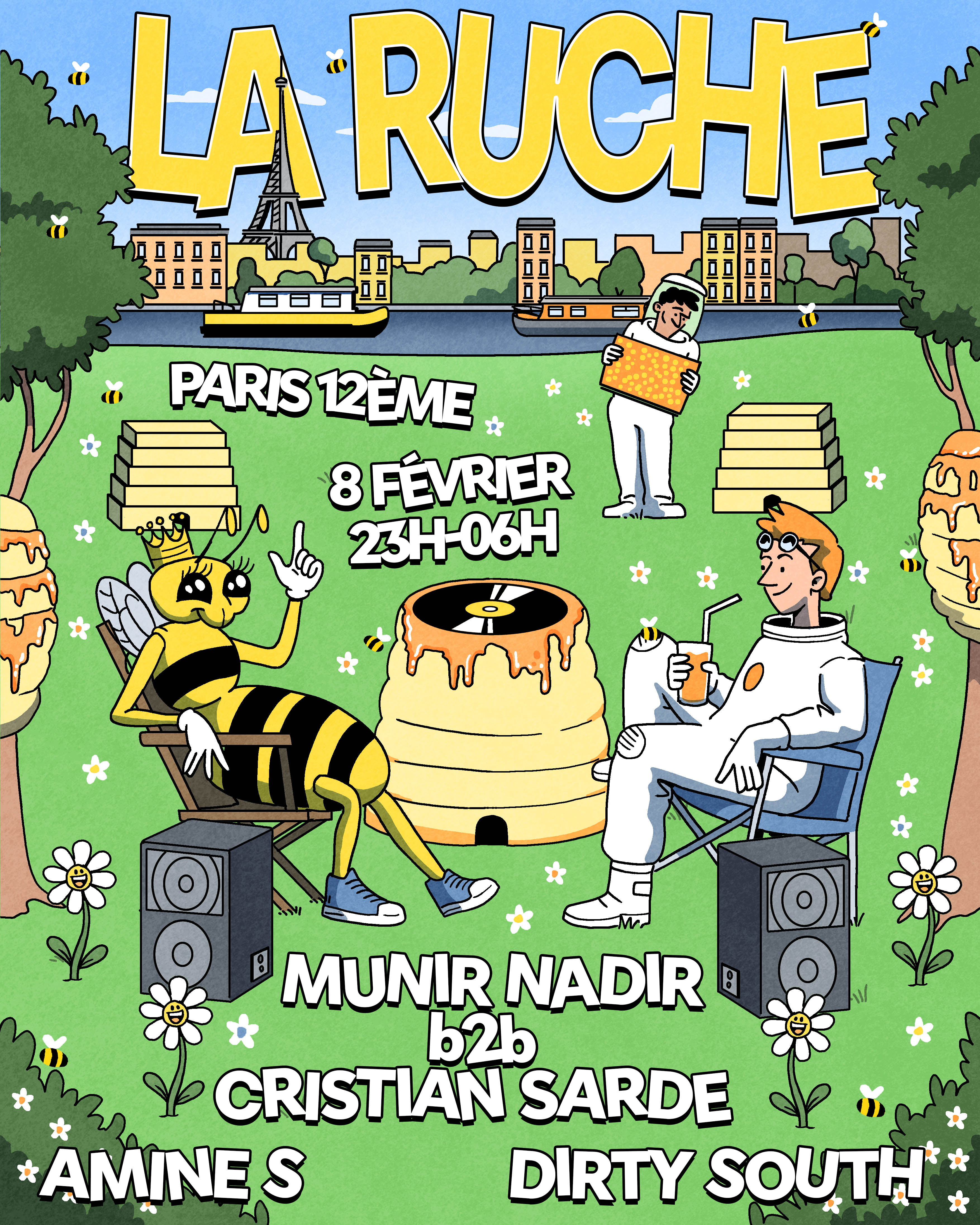 La Ruche Invite Munir Nadir & Cristian Sarde