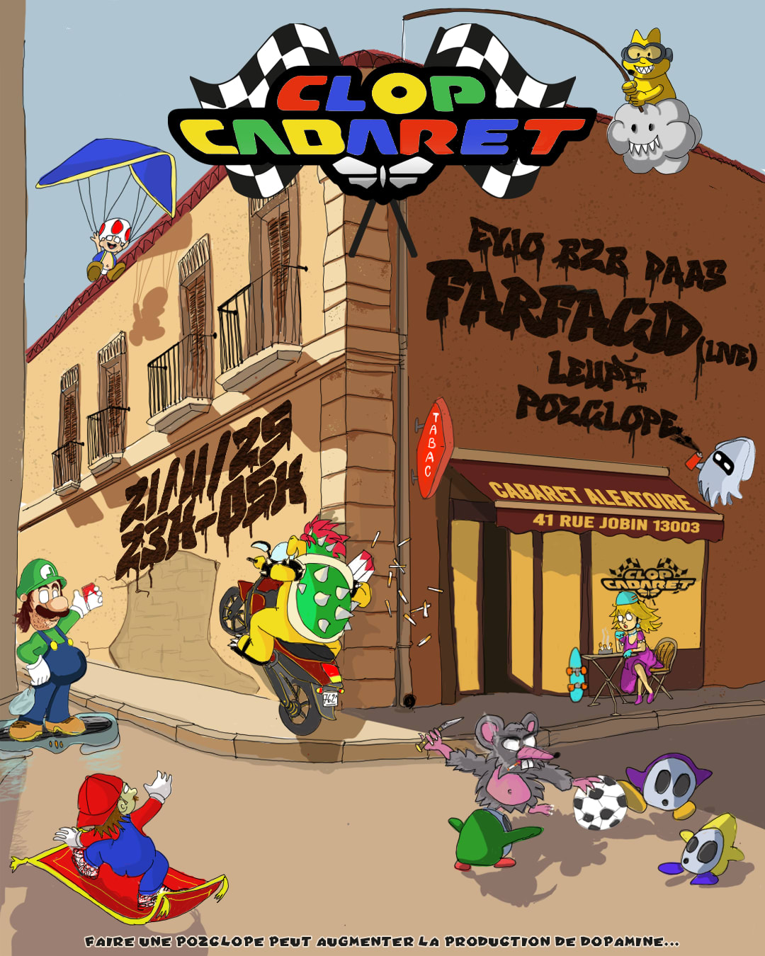 21/11 | Clop Cabaret : Club Cabaret X Pozclope