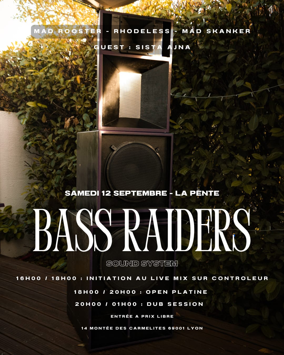 Bass Raiders Soundsystem Invite Sista Ajna [Dub / Bass]