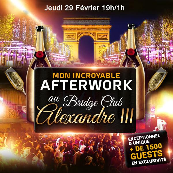 Le + Gros Afterwork De France Au Bridge Club 2000 Personnes