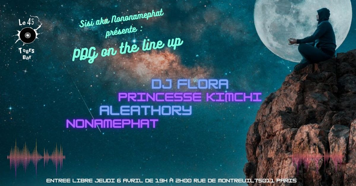 Sisi Aka Nonamephat Présente Pdg On The Line Up