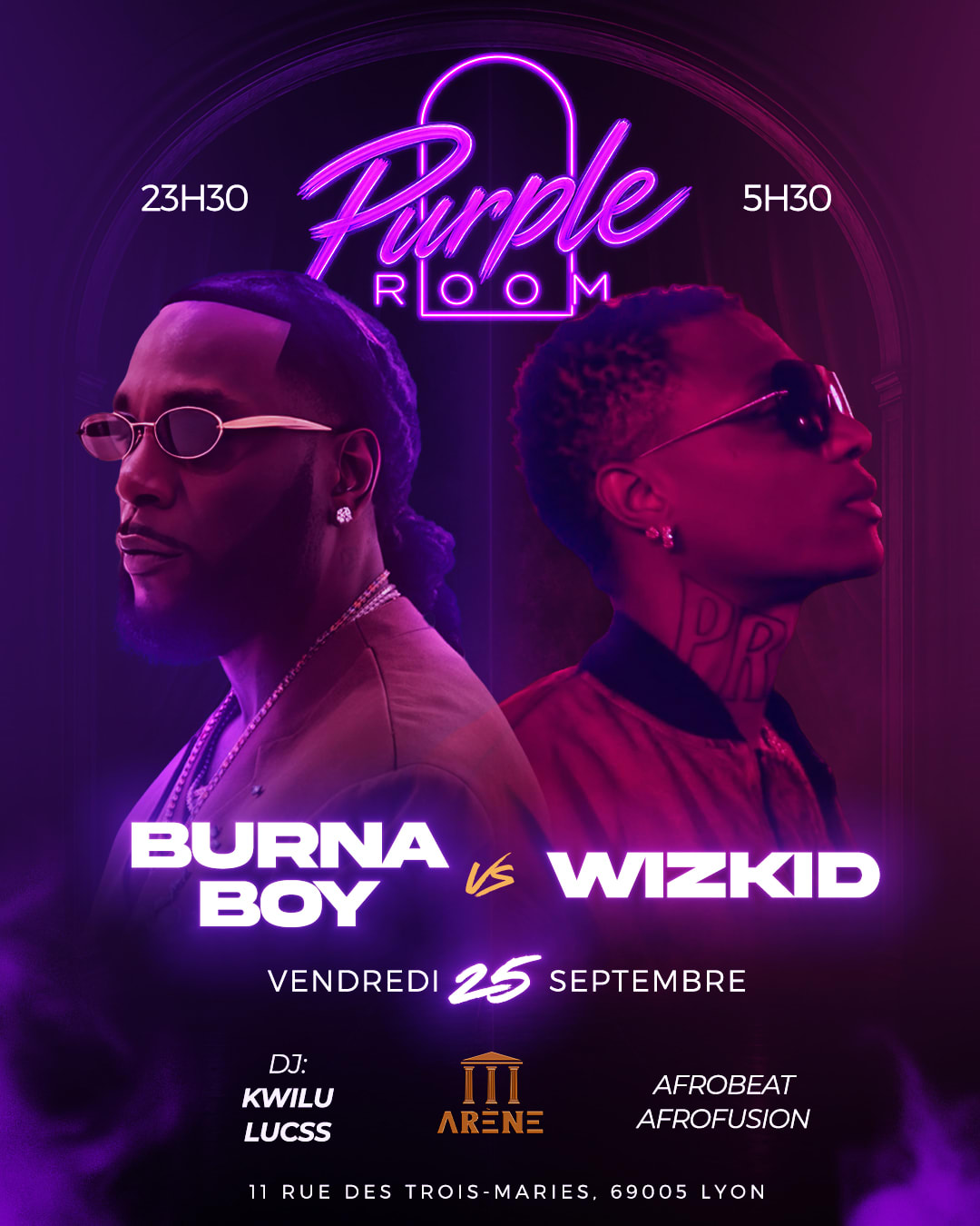 Purple Room : Burna Boy Vs Wizkid