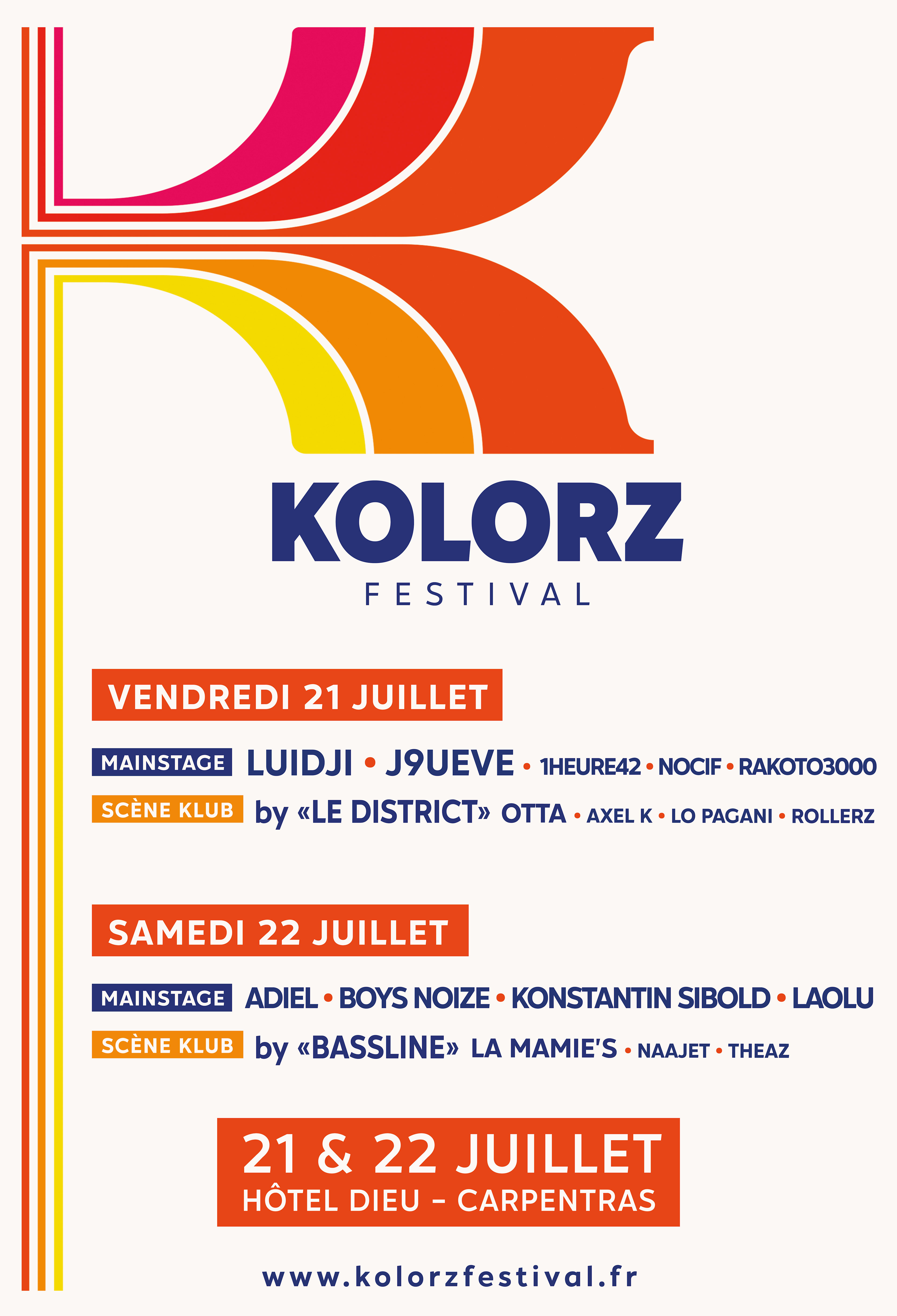 Kolorz Festival  • Edition D'été 2023