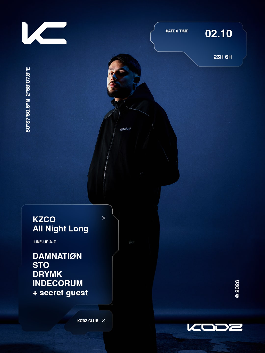 Kodz Presents : Kzco Anl, Sto, Indecorum, Damnatiøn & More