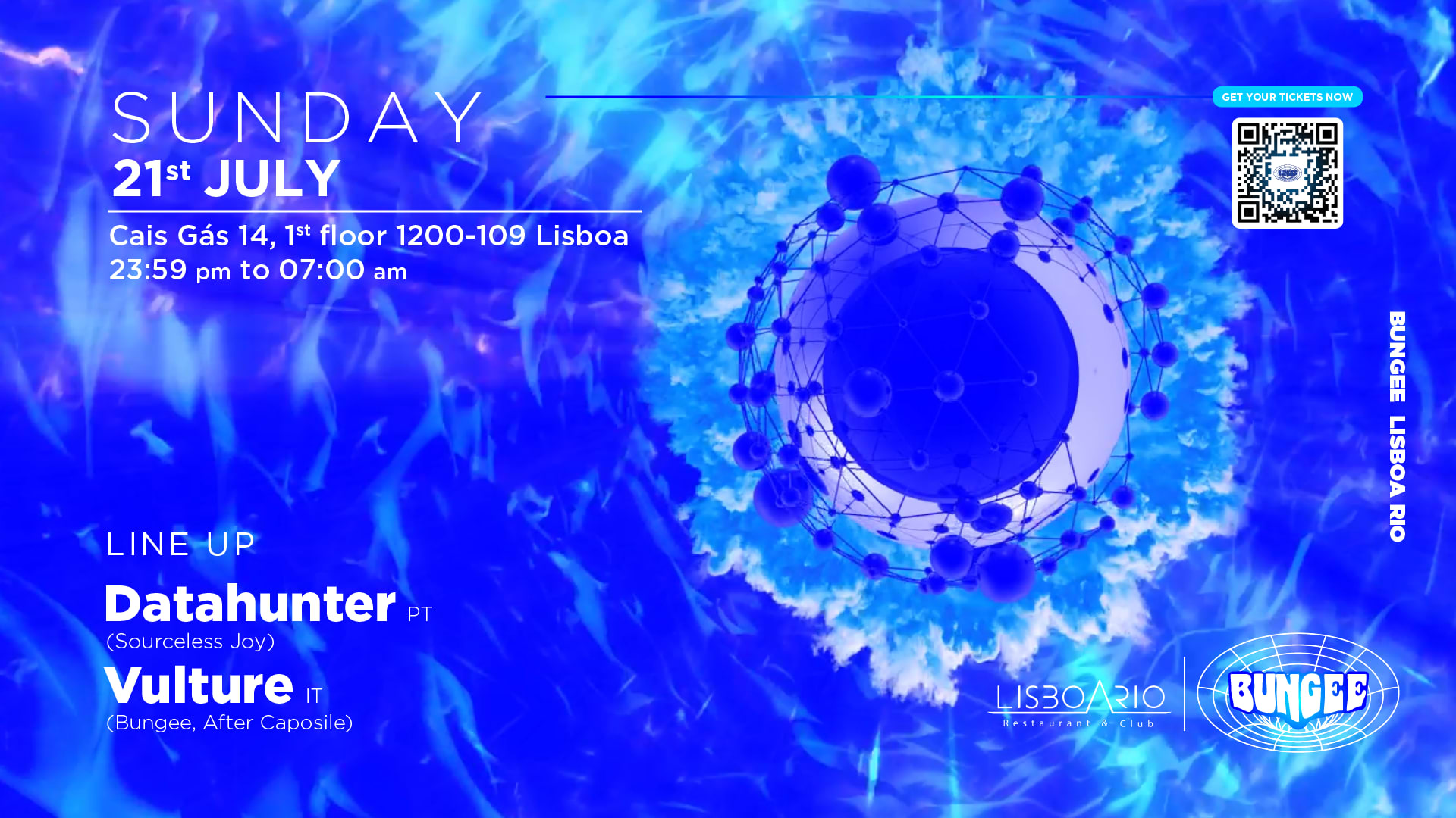 Datahunter • Vulture | Sun 21 Jul • Lisboa Rio