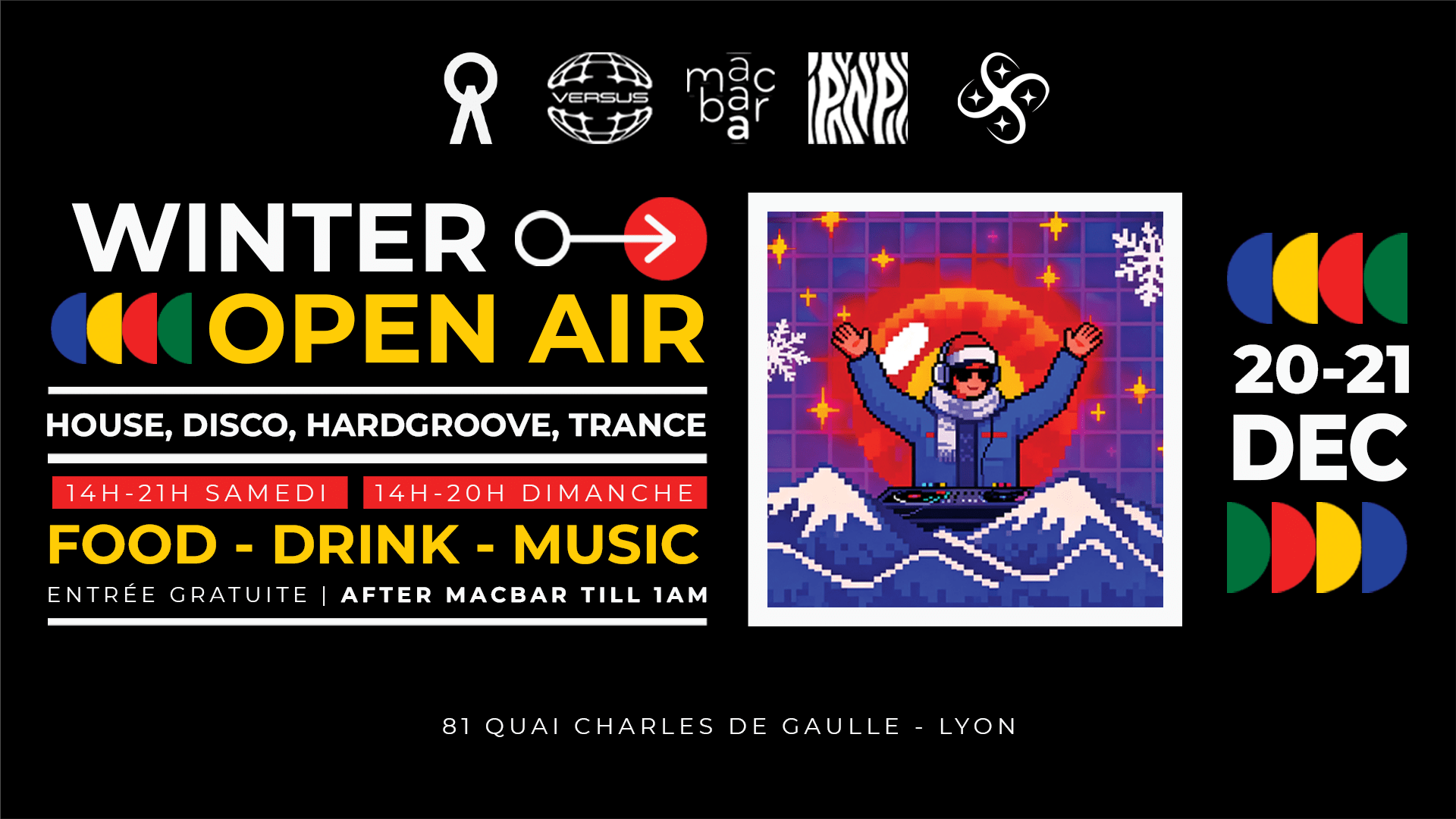Winter Open Air: Marché Des Créateurs, Cabane À Huîtres, Djs