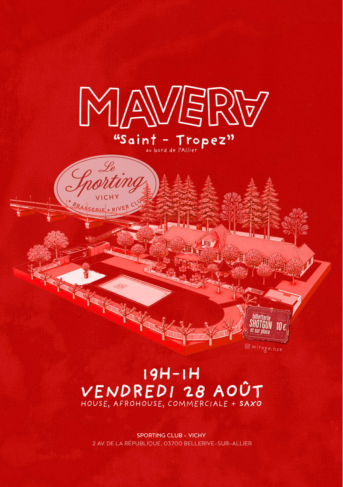 Mavera- "St-Tropez" Riverclub - Vendredi 28 Août