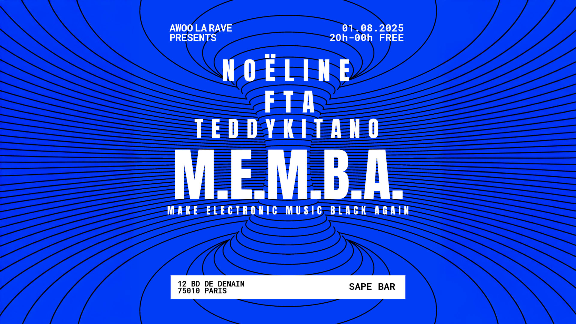 M.E.M.B.A. (Make Electronic Music Black Again)