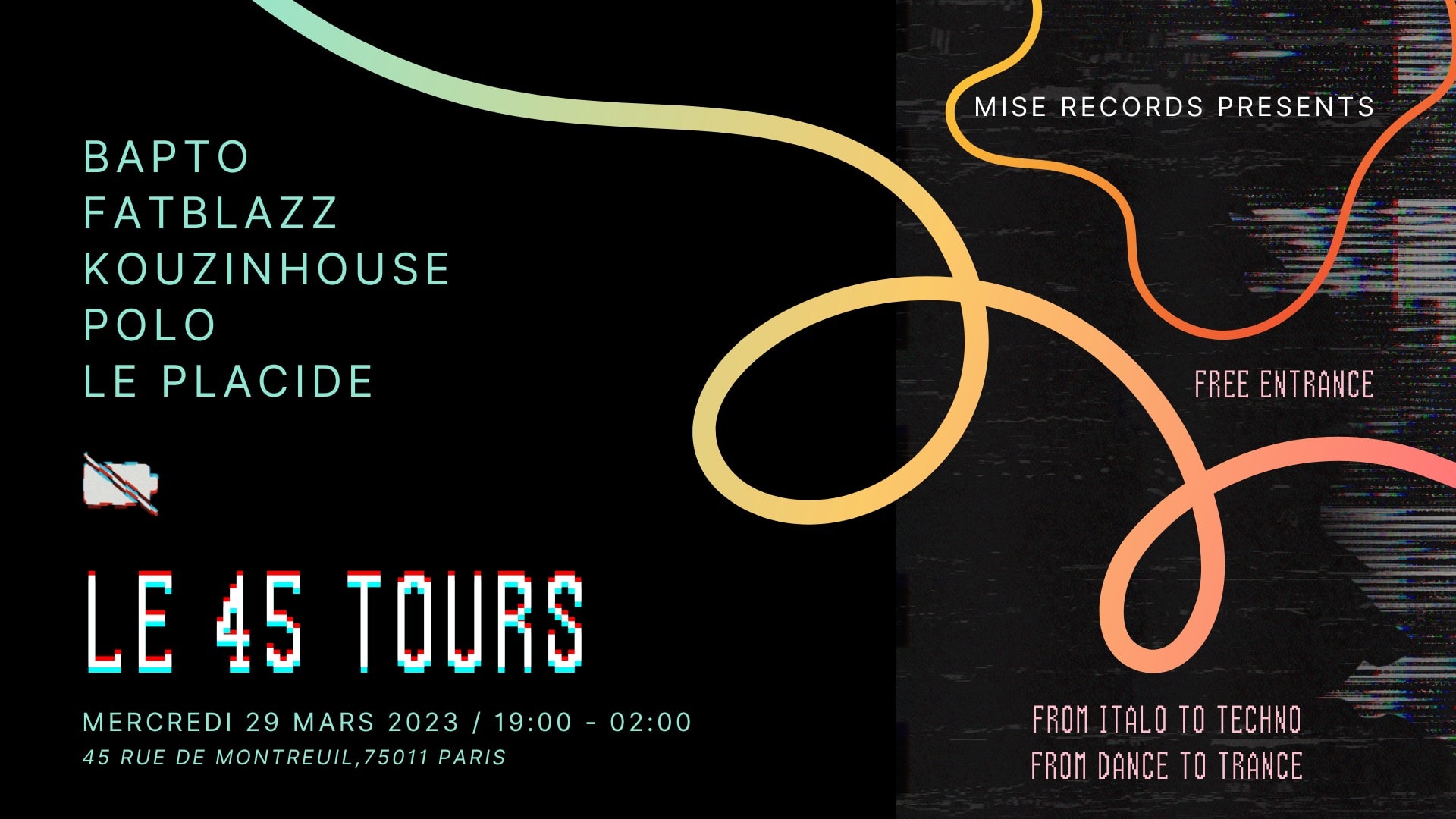 Misé Records: Bapto, Fatblazz, Kouzinhouse, Le Placide, Polo